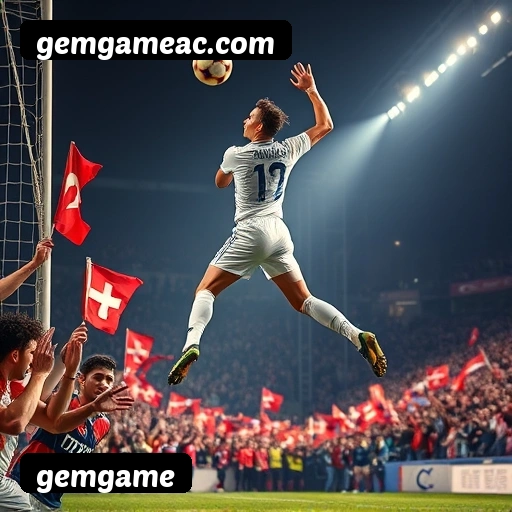 App gemgame para iOS e Android — interface mobile, login biométrico e PIX integrado